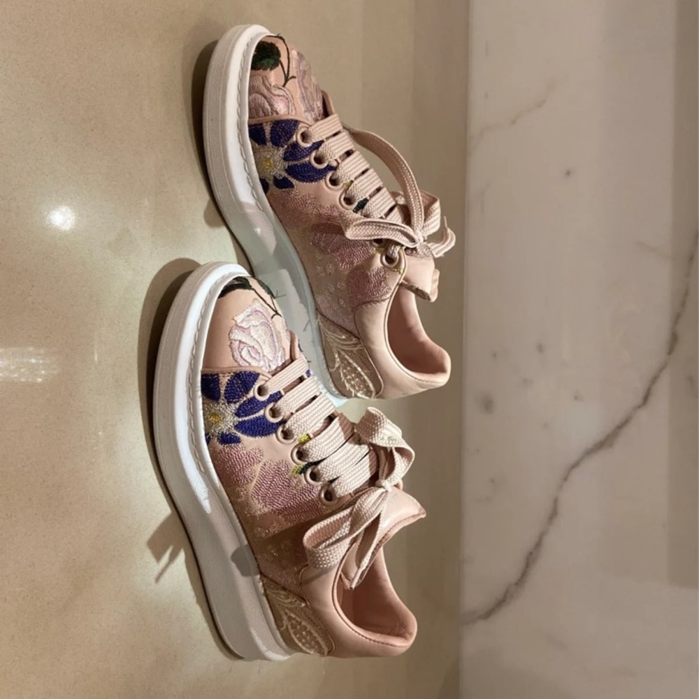Alexander Mcqueen Embroidered Sneakers Size 36